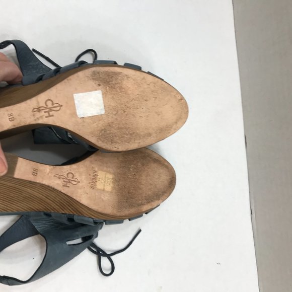 Cole Haan Leather OT Sling HIGH Wedge Sandal - Picture 7 of 7